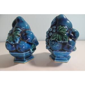 INARCO Blue Mood Indigo Fruit Salt And Pepper Set E 2371